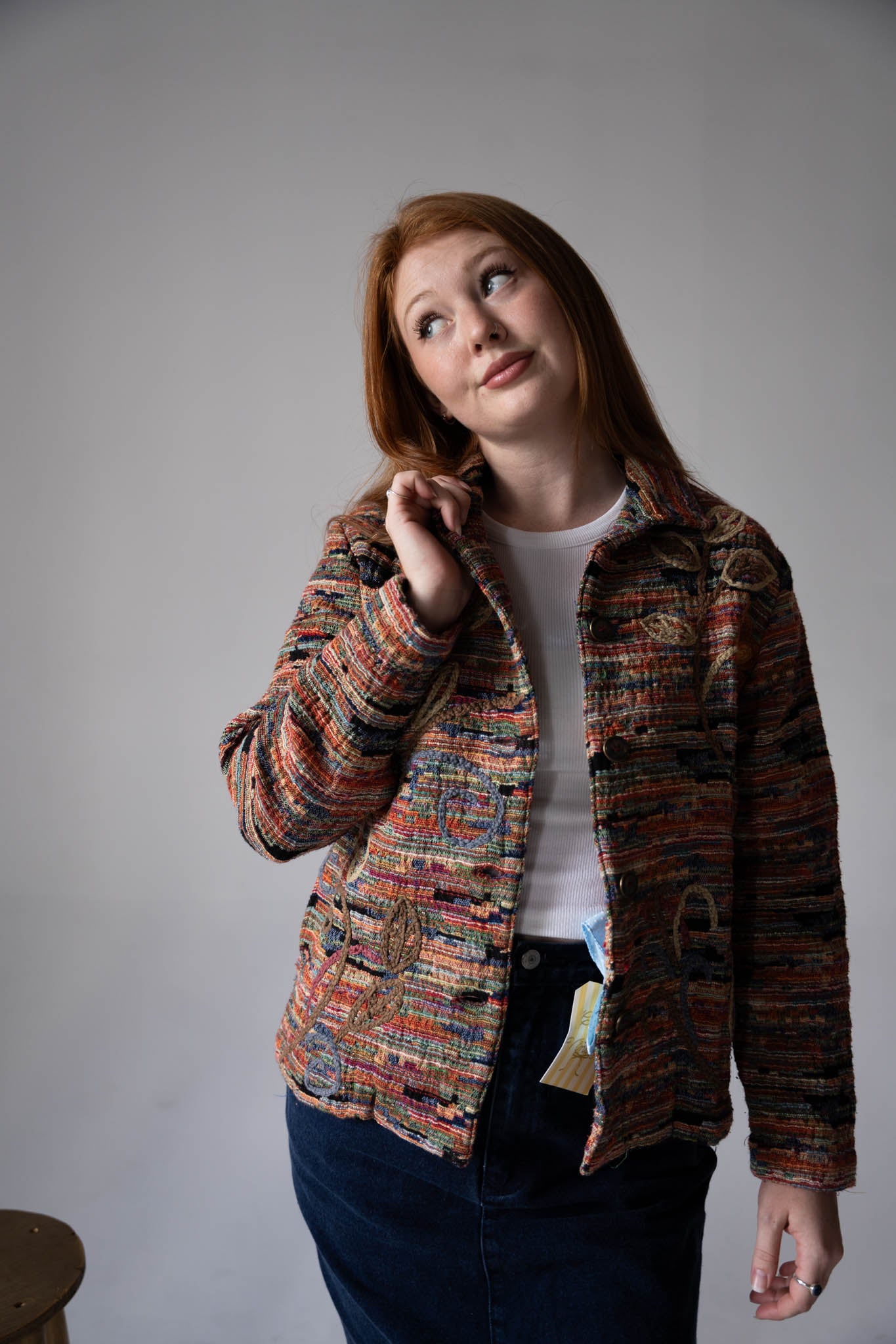Embroidered Multicolor Jacket