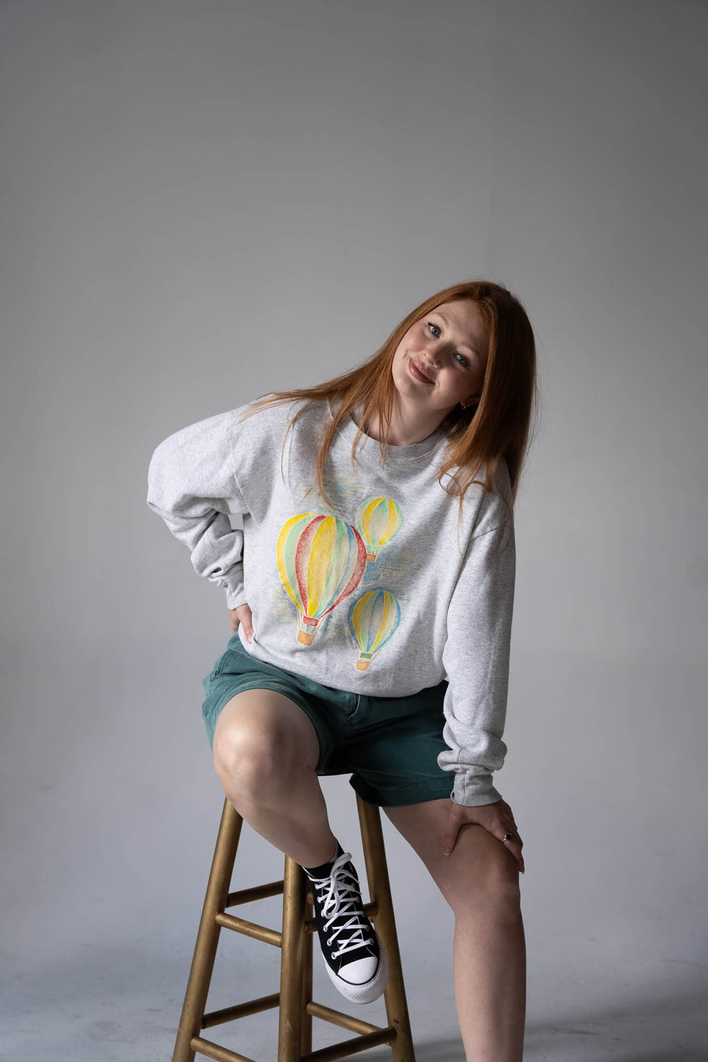 Hot Air Balloon Crewneck