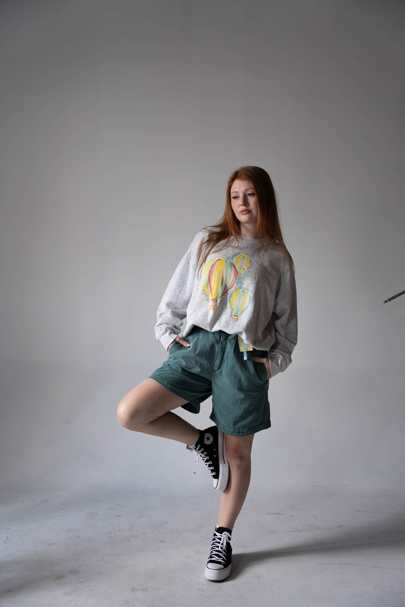 Montana Blues Cuffed Green Shorts