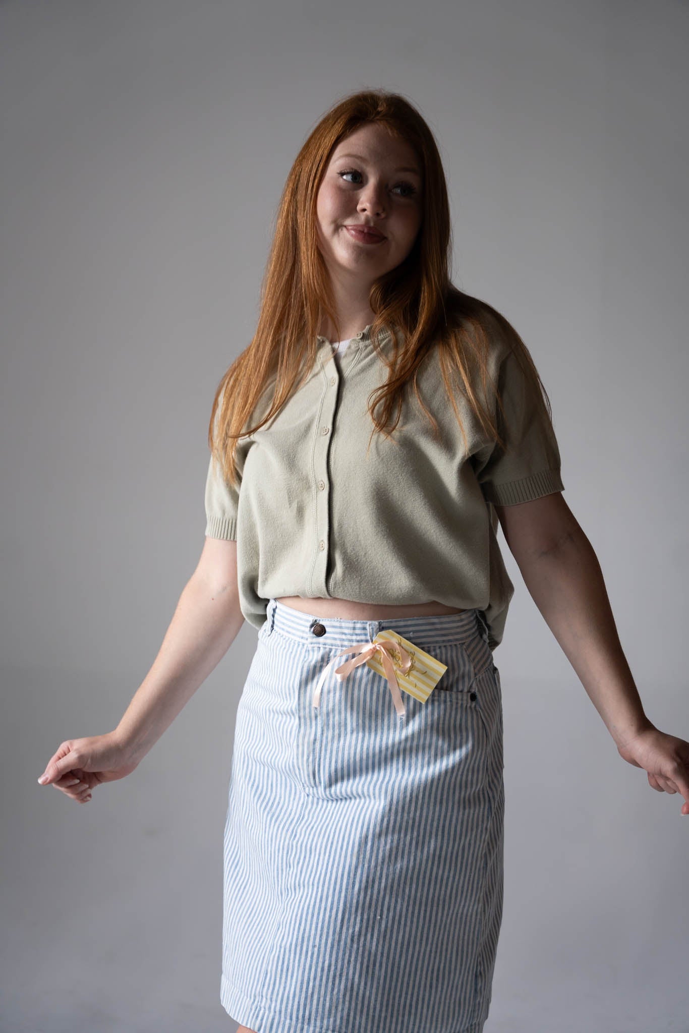 Stone Short Sleeve Cardi