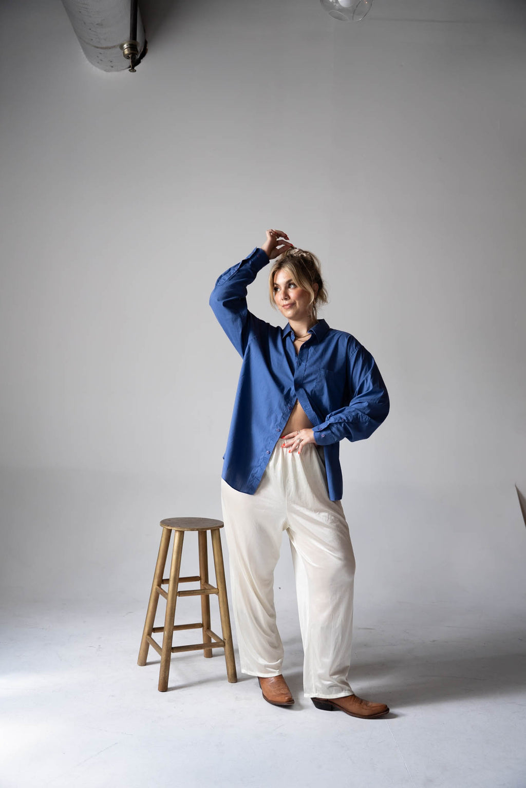 Slouchy Silk Pant