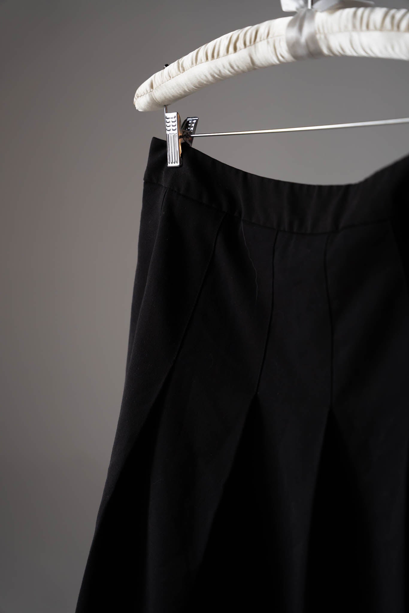 Pleated Black Mini Skirt