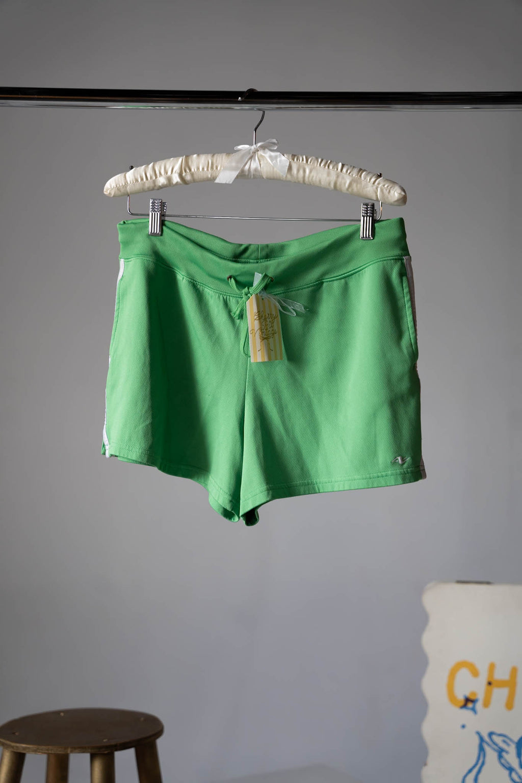 Mini Green Sporty Shorts