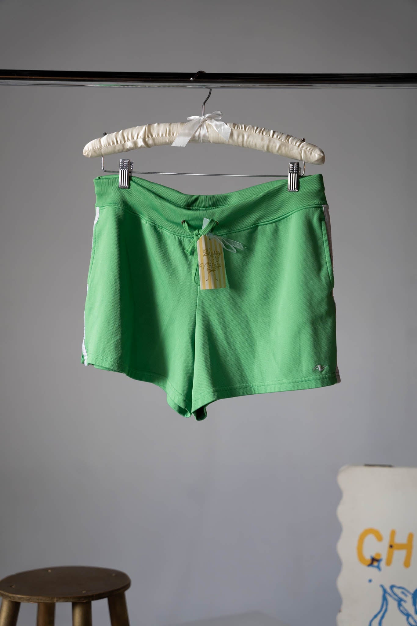 Mini Green Sporty Shorts