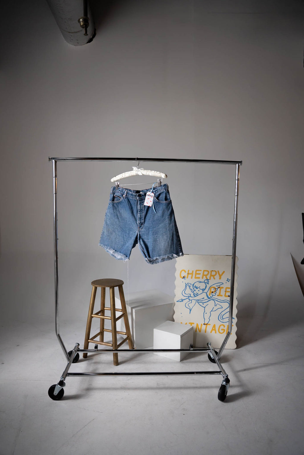 Levi's Cut-Off Denim Shorts