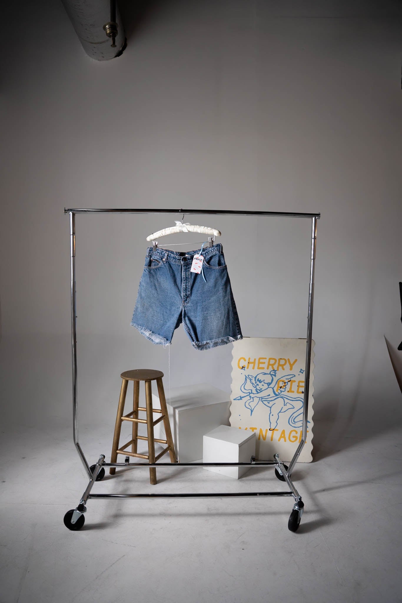Levi's Cut-Off Denim Shorts