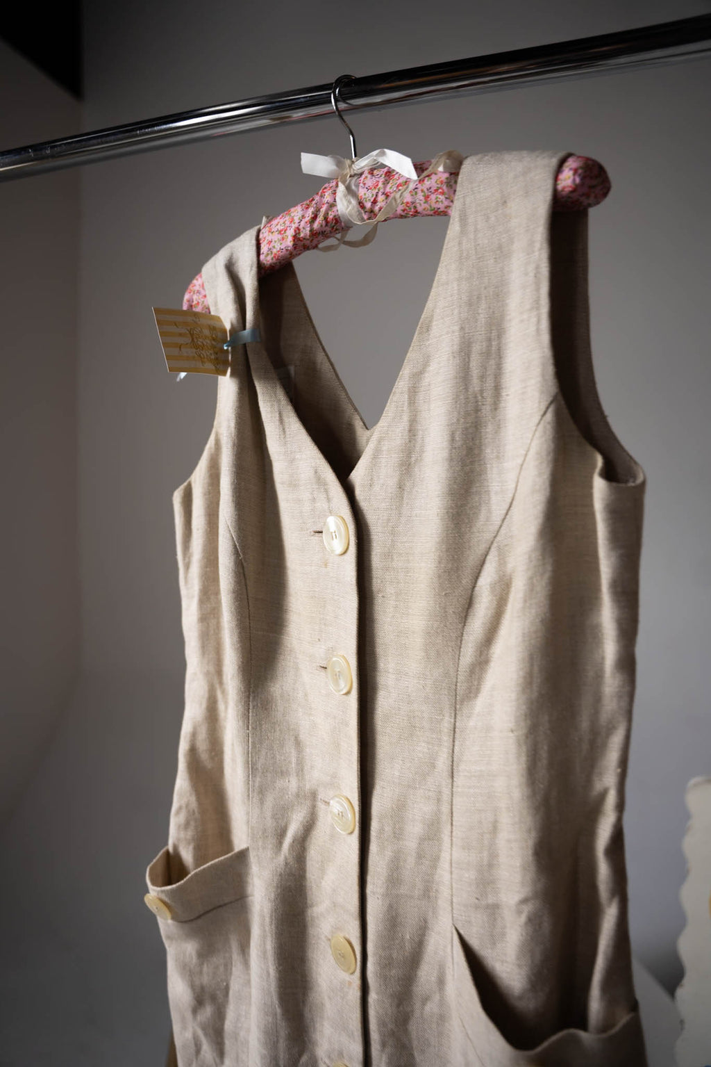 Button Down Linen Dress