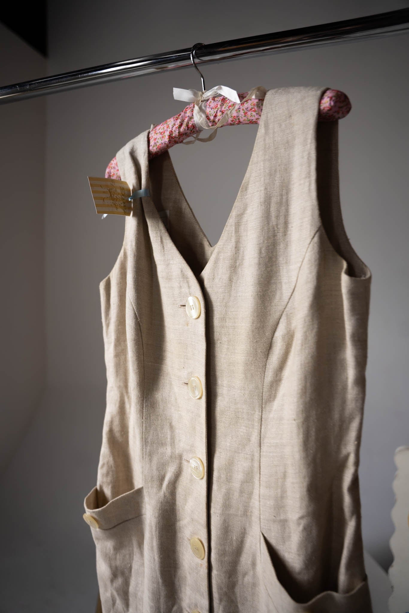 Button Down Linen Dress