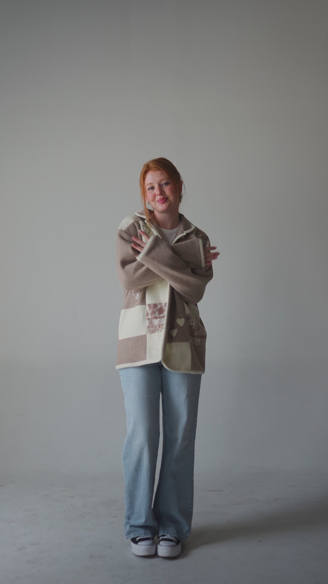 Patch Heart Fleece Jacket