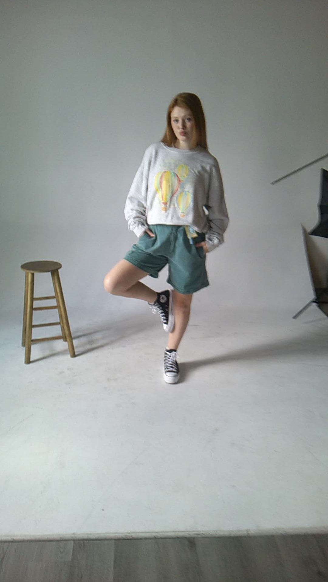 Montana Blues Cuffed Green Shorts